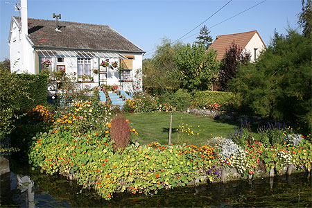 Une maison dans les hortillonnages