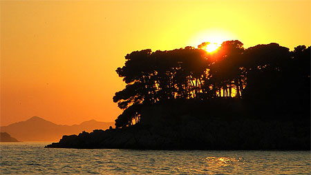Couch� de soleil sur Dubrovnik
