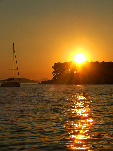 Couch� de soleil sur Dubrovnik