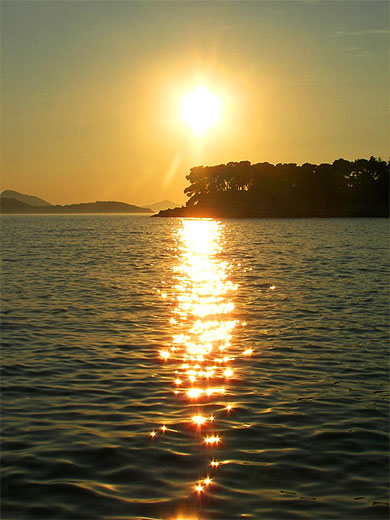 Couch� de soleil sur Dubrovnik