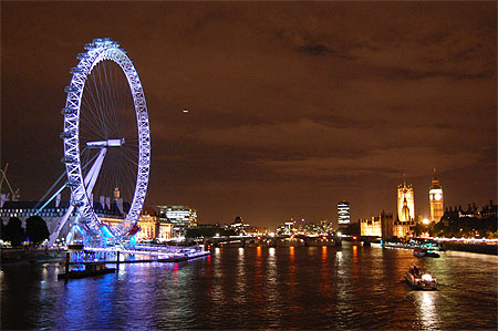 London Eye and Westminster
