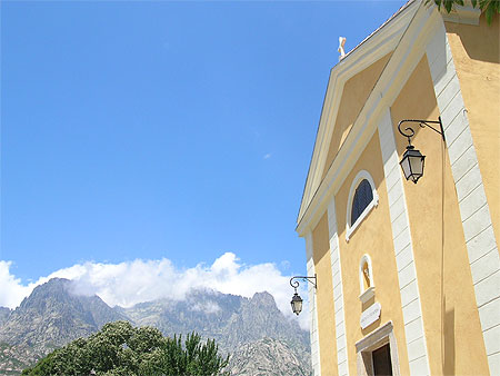 Monte d'Oro vue de l'�glise ste Lucie