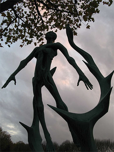 Statue ombre