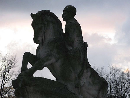 Statue ombre