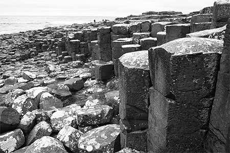 Giant's Causeway N&B