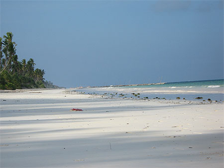 Plage infinie � Matemwe