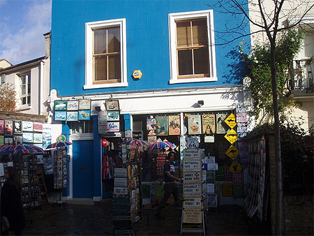 Blue House in Nothing Hill