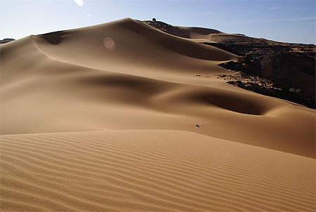 Alg�rie : dunes dans la Tadrart