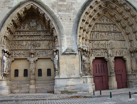 Statues cath�drale de Reims