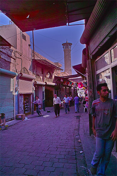 Dans les souks d'Alep