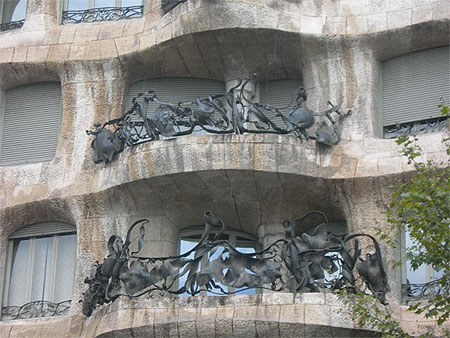 La casa Mila ou dite la Pedrera