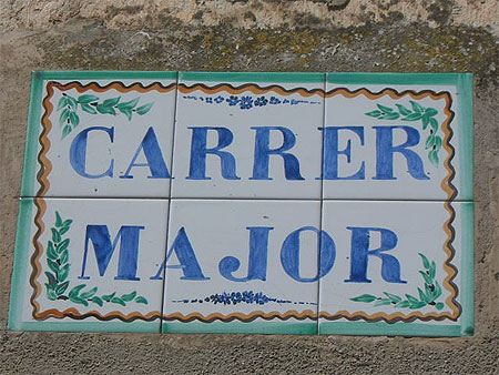 Plaque de rue