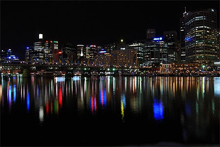 Darling Harbour en soir�e
