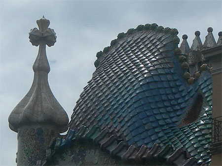 Toiture de la Casa Batllo