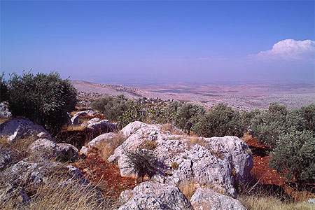 Dans les montagnes de calcaire