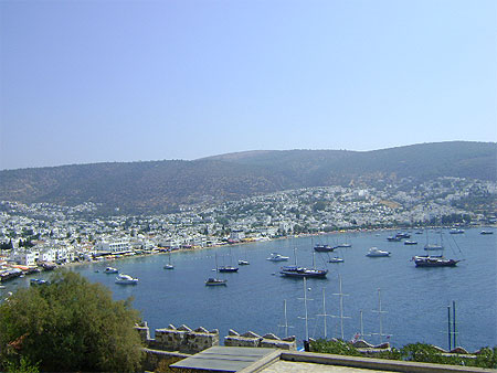 Vue sur la baie de Bodrum