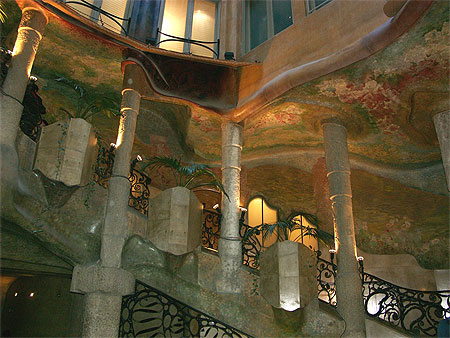 Barcelone : dans la Pedrera (ou casa Mila)
