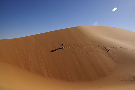 Alg�rie : dans les dunes de Moul Naga