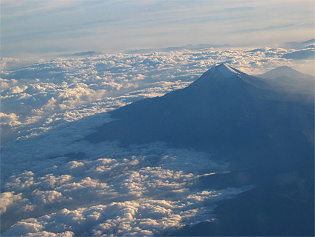 Popocatepetl vu d'avion
