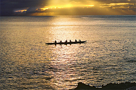 Makaha paddle team