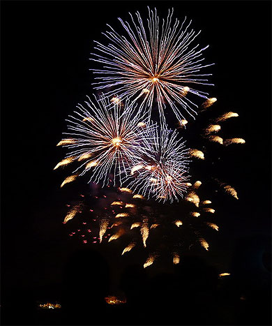 Feux d'artifice du 14 Juillet � Cannes