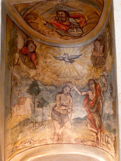 Fresque de l'�glise de Mougins