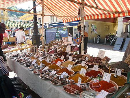 Epices march� cours Saleya