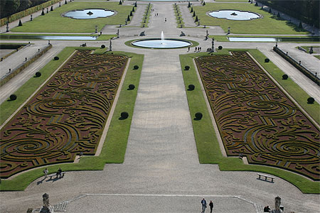 Les jardins de Le N�tre vus de la Rotonde
