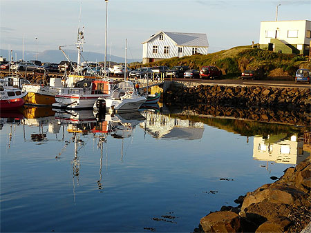 Le port de Stykkisholmur � 23h
