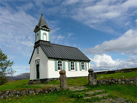 L'�glise de Thingvellir
