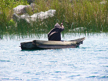 P�cheur au lac Atitlan