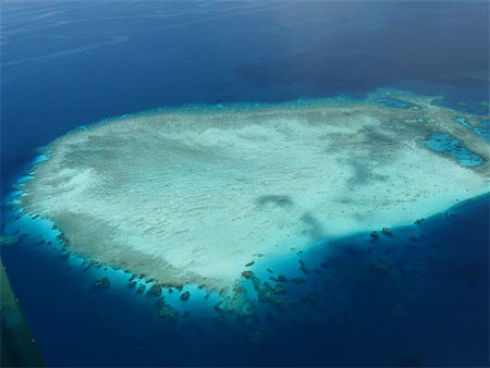 Mayotte vue du ciel