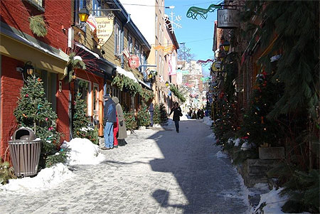Le sentier de neige....
