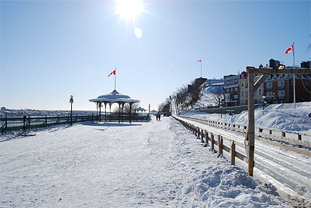 La glissade de la Terrasse