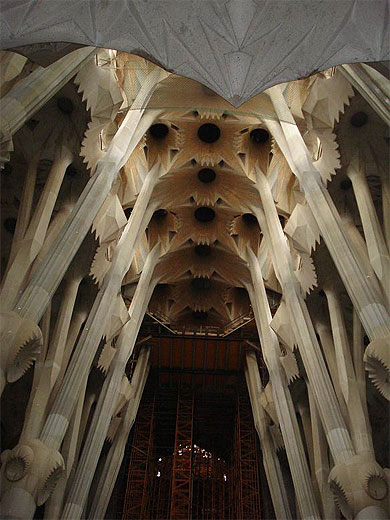 Int�rieur de la Sagrada Familia