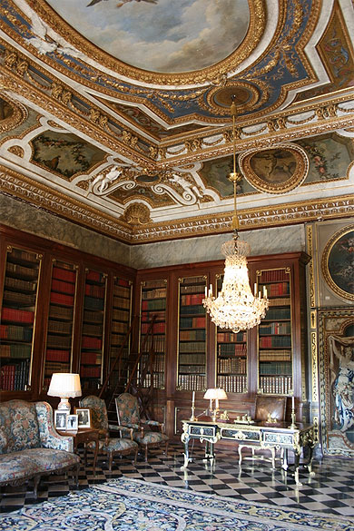 La Biblioth�que du ch�teau de Vaux-le-Vicomte