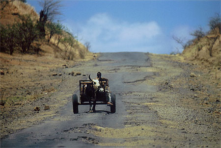 Sur la route de la saline