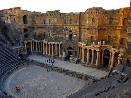 Le th��tre antique de Bosra