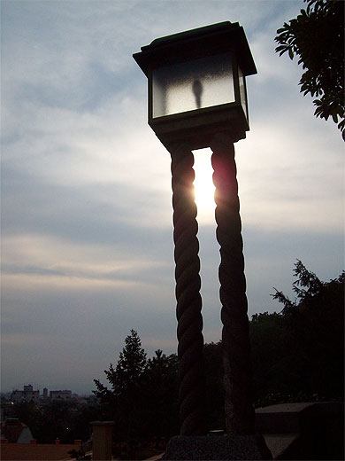 Coucher de soleil sur Zagreb