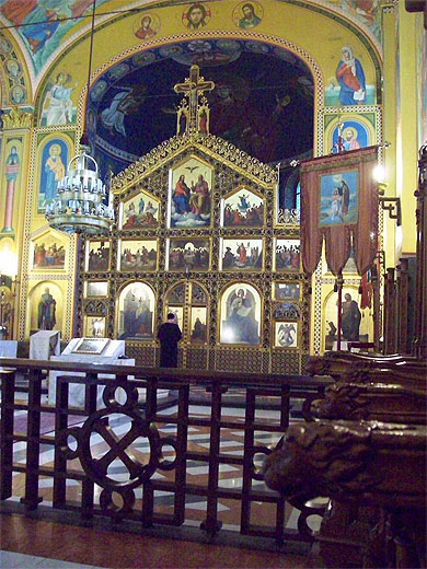 Int�rieur de l'�glise grecque