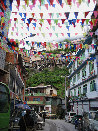 Zangmu, ville fronti�re