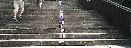 La mont�e � la cath�drale du Puy en Velay