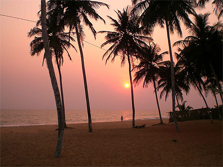 Coucher de soleil � Bassam
