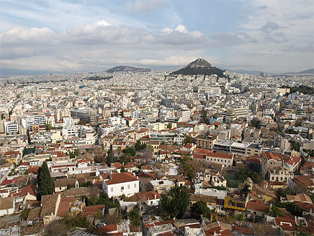 Vue de l'Acropole - Le Mont Lybacette