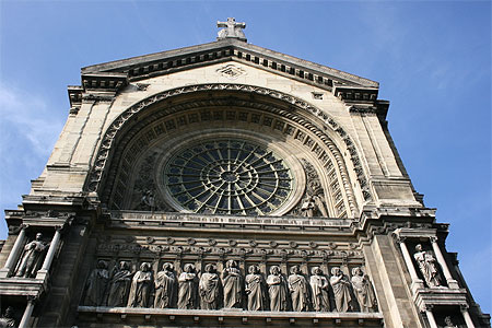 Fa�ade de l'�glise Saint-Augustin