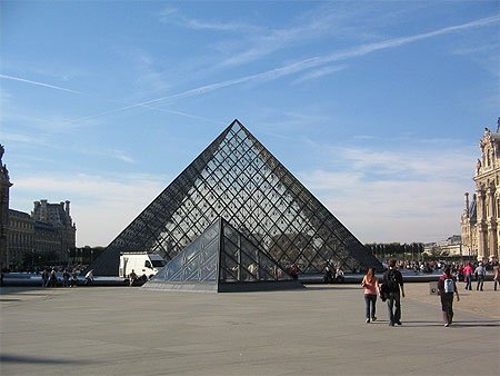 L'Entree au Mus�e du Louvre