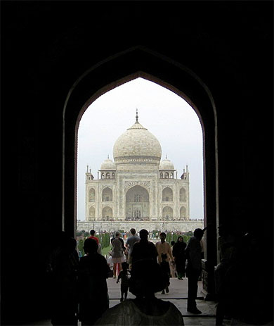 Une vue magnifique du Taj