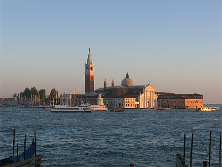San Giorgio Maggiore au coucher du soleil
