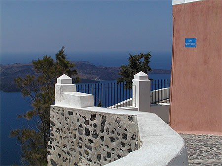 Balcon de lumi�re de Santorini