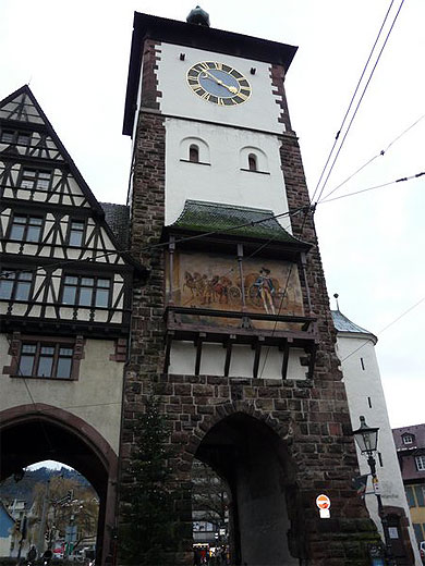Une des portes de la ville de Fribourg